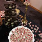 A table full of desserts on a table.