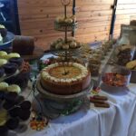 A table with a lot of desserts on it.