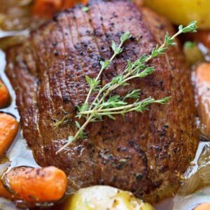 Pot Roast with potatoes and carrots