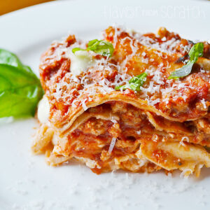 Lasagna with Meat Sauce