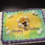 Spongebob birthday cake.