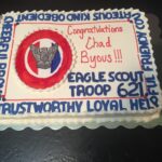 Eagle scout troop 621 cake.