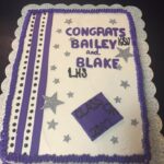 Congratulations bailey blake cake.