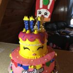 Shopkins birthday cake.