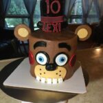 Five nights at freddy's cake.