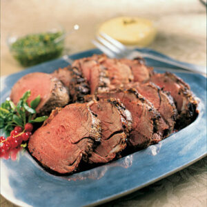 Herb Roasted Beef Tenderloin serving 25